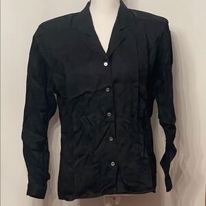 Vintage Liz Claiborne Collection Black Top